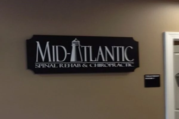 Interior Logo Sign for Mid-Atlantic Spinal Rehab and Chiropractic